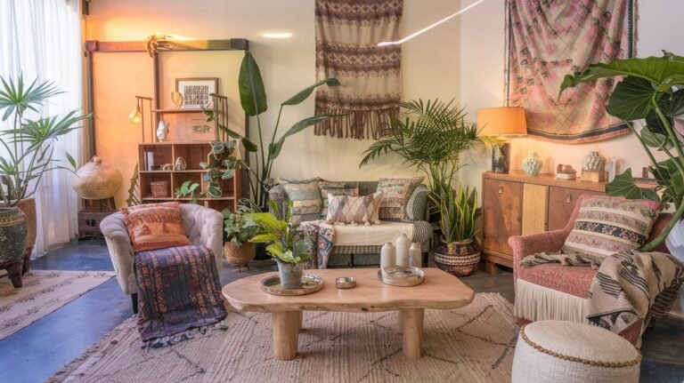 7 Boho Living Room Ideas for a Cozy, Free-Spirited Home