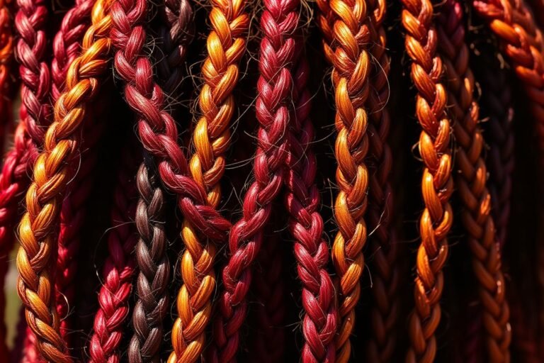 colorful Knotless Braids: The Golden Trend