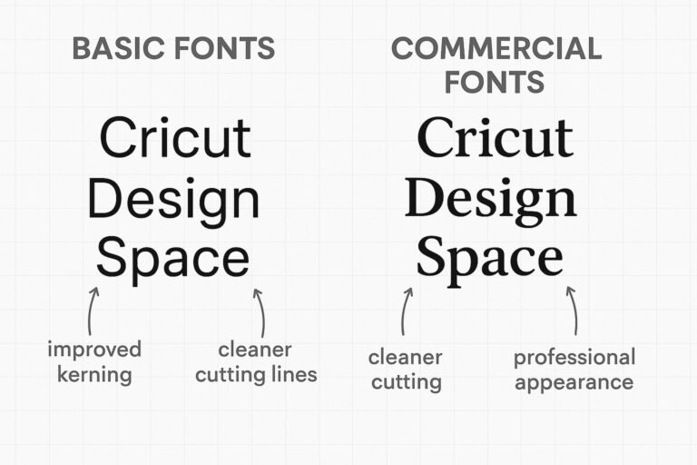 Top 3 Cricut Fonts for Commercial Use in 2025