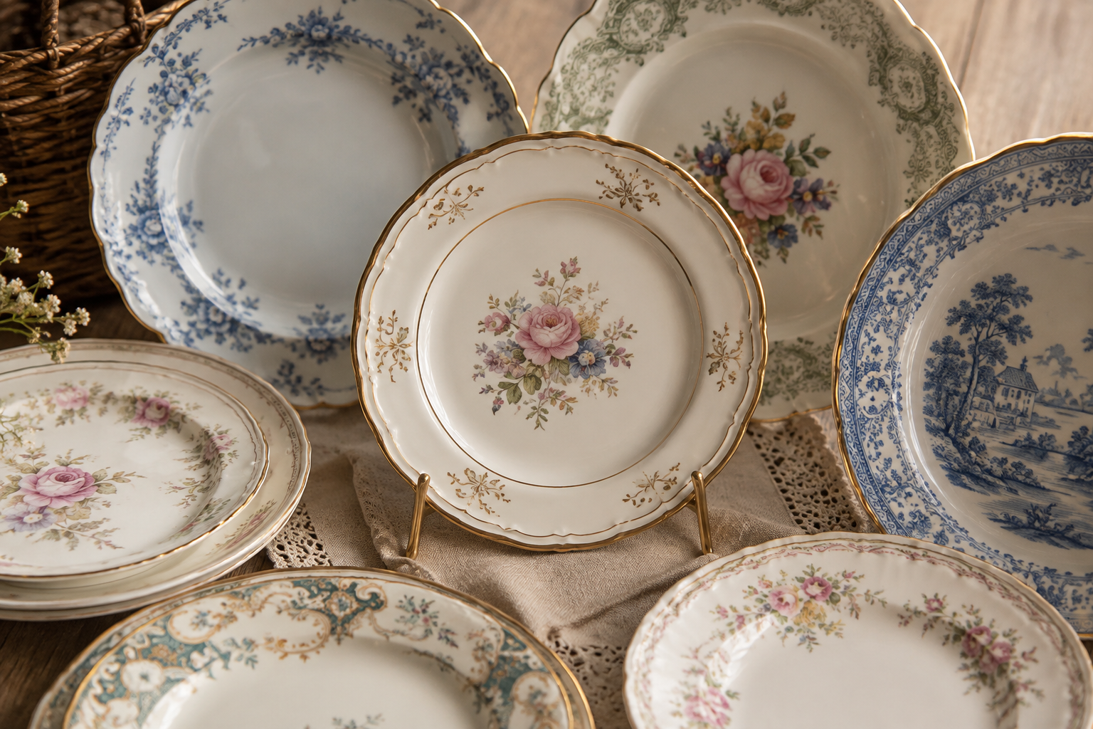Backstamps and maker marks on vintage ceramic plates