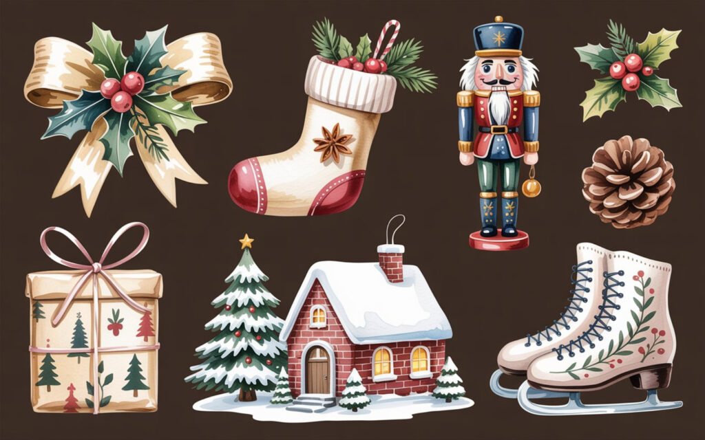 Bundle category preview showing festive characters and decorations Bundle category preview showing festive characters and decorations