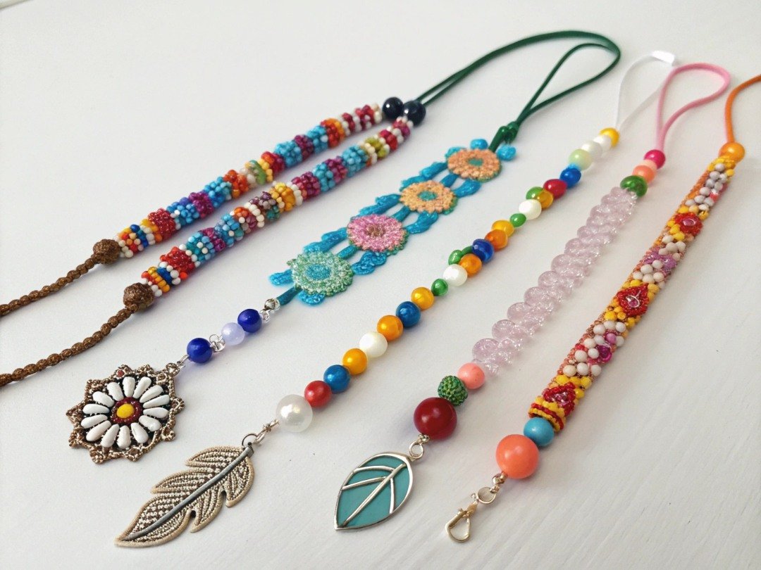 Handmade beaded bookmarks for Christmas book gifts
